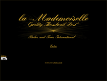 Tablet Screenshot of la-mademoiselle.com